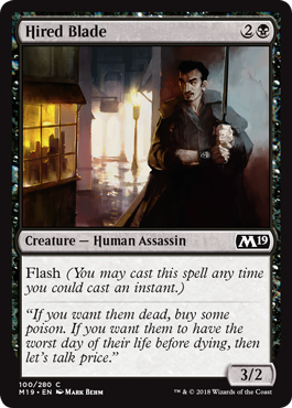 Hired Blade (Magic 2019 Core Set) Near Mint