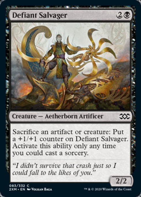 Defiant Salvager (Double Masters) Near Mint Foil