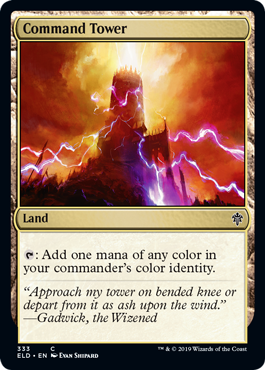 Command Tower (Throne of Eldraine) Near Mint