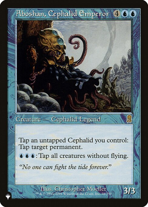 Aboshan, Cephalid Emperor (The List) Near Mint