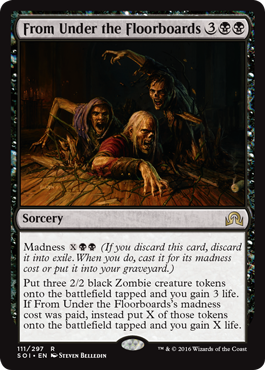 From Under the Floorboards (Shadows Over Innistrad) Medium Play