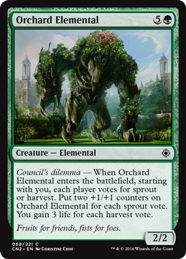 Orchard Elemental (Conspiracy: Take the Crown) Near Mint