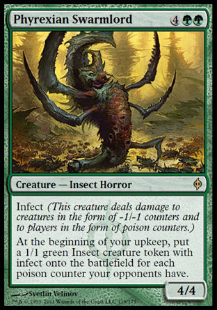 Phyrexian Swarmlord (New Phyrexia) Near Mint Foil