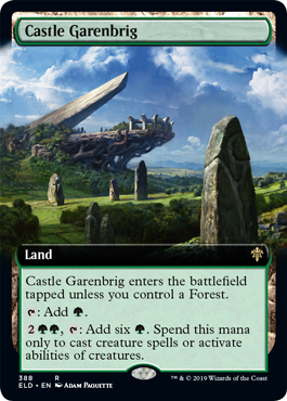 Extended Art Castle Garenbrig (Throne of Eldraine) Near Mint