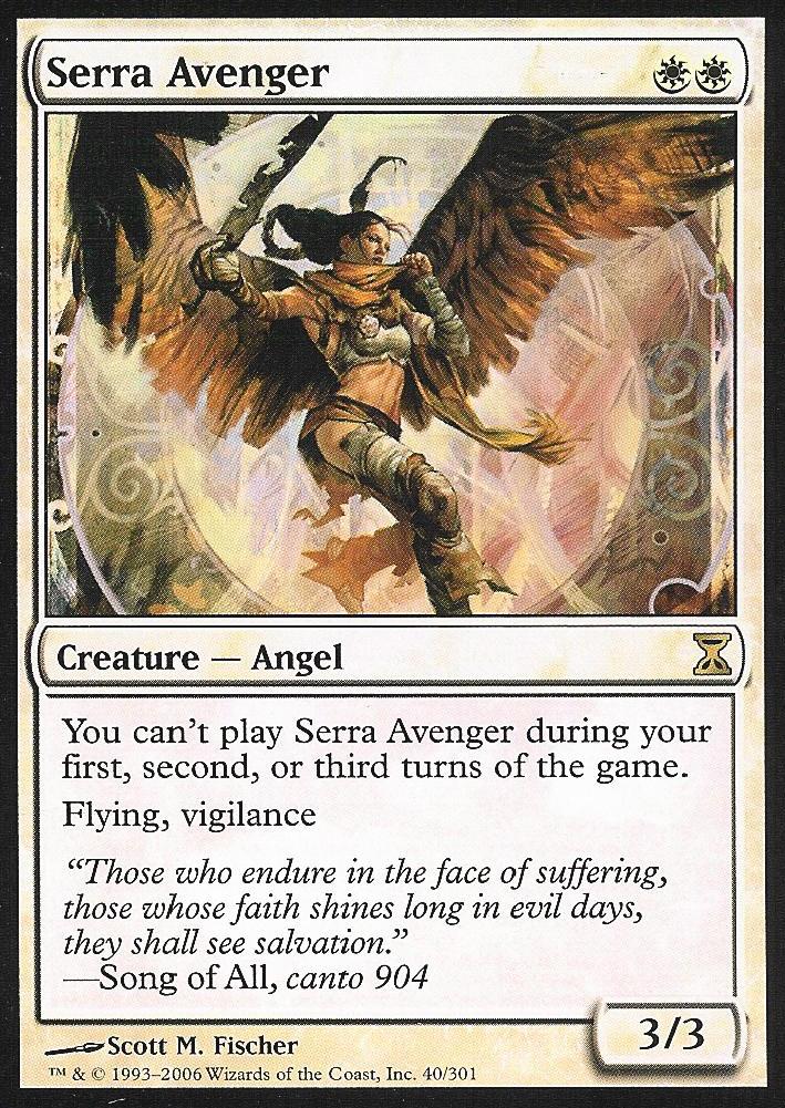 Serra Avenger (Time Spiral) Medium Play Foil