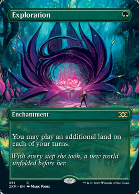 Exploration (Borderless) (Double Masters) Near Mint Foil