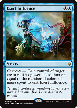 Exert Influence (Battle for Zendikar) Medium Play