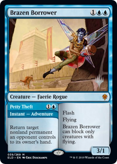 Brazen Borrower (Promo Pack: Throne of Eldraine) Near Mint