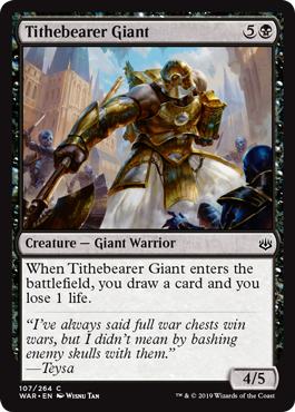 Tithebearer Giant (War of the Spark) Near Mint