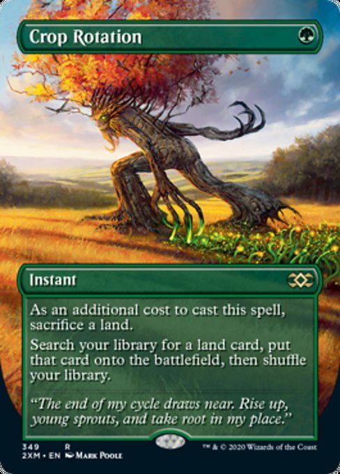 Crop Rotation (Borderless) (Double Masters) Near Mint