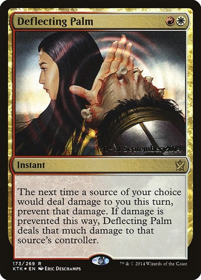 Deflecting Palm (Promos: Prerelease Cards) Light Play Foil
