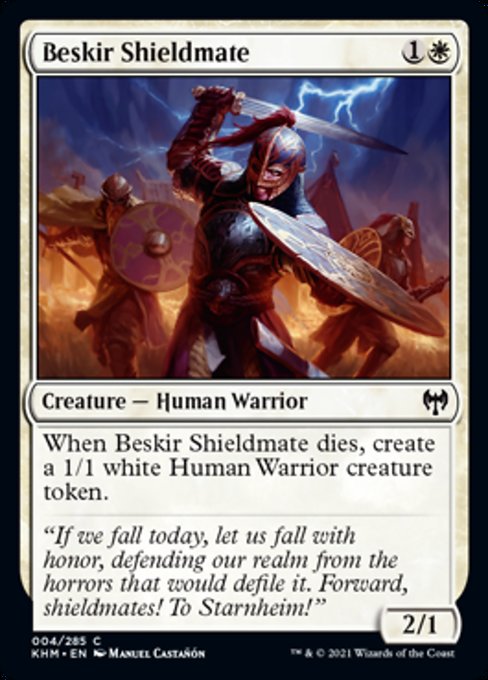Beskir Shieldmate (Kaldheim) Medium Play