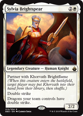 Sylvia Brightspear (Battlebond) Near Mint Foil