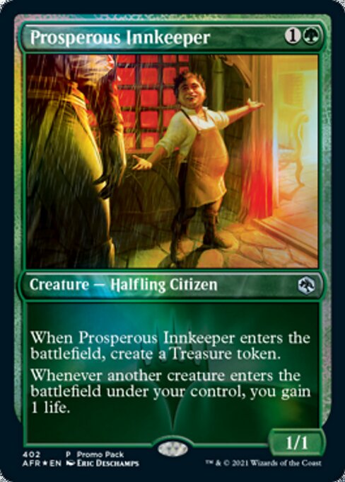 Prosperous Innkeeper (Promo Pack) (Adventures in the Forgotten Realms) Near Mint Foil