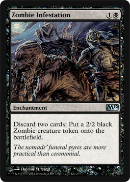 Zombie Infestation (Magic 2012 Core Set) Medium Play