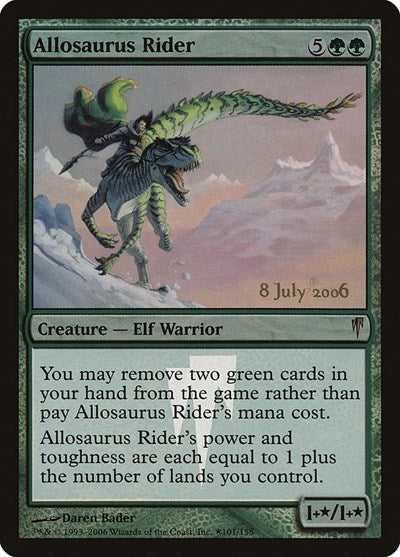 Allosaurus Rider (Promos: Prerelease Cards) Medium Play Foil