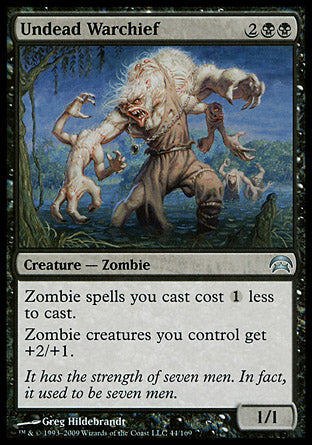 Undead Warchief (Planechase) Medium Play