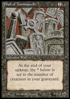 Wall of Tombstones (Legends) Near Mint