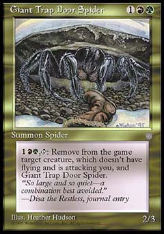 Giant Trap Door Spider (Ice Age) Medium Play