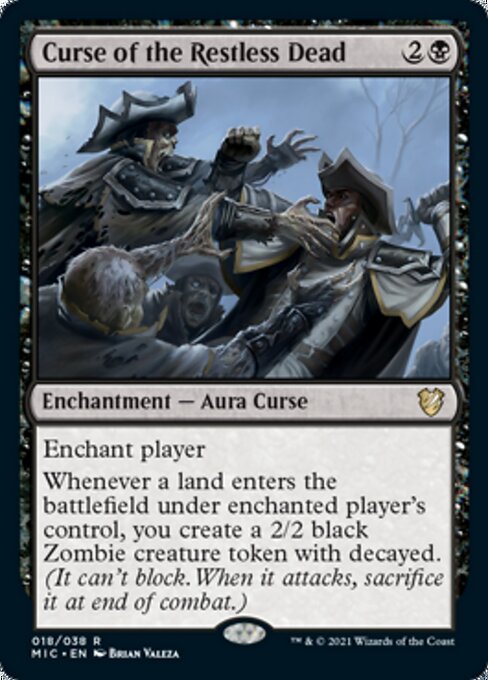 Curse of the Restless Dead (Commander 2021 Midnight Hunt) Near Mint