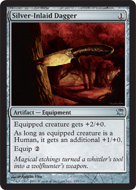Silver-Inlaid Dagger (Innistrad) Medium Play