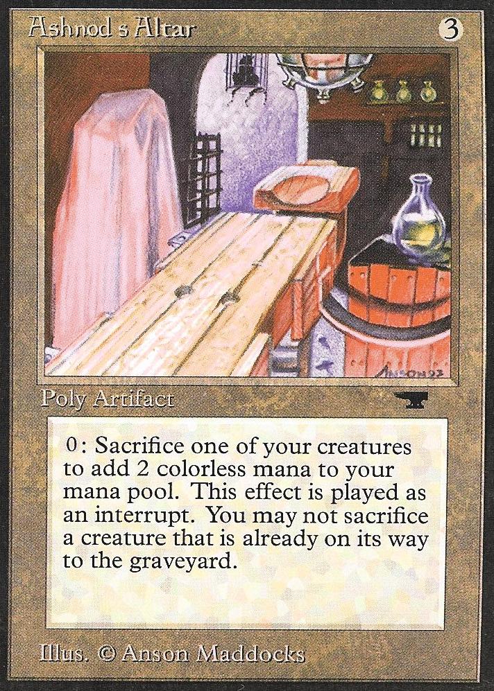 Ashnod's Altar (Antiquities) Medium Play
