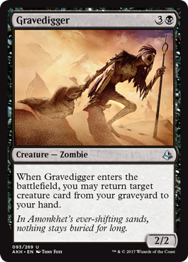 Gravedigger (Amonkhet) Near Mint Foil