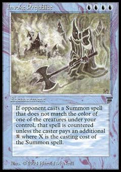 Invoke Prejudice (Legends) Near Mint
