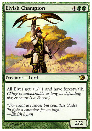 Elvish Champion (8th Edition) Medium Play