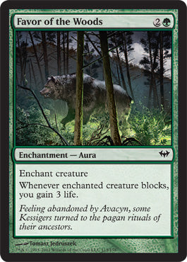 Favor of the Woods (Dark Ascension) Near Mint