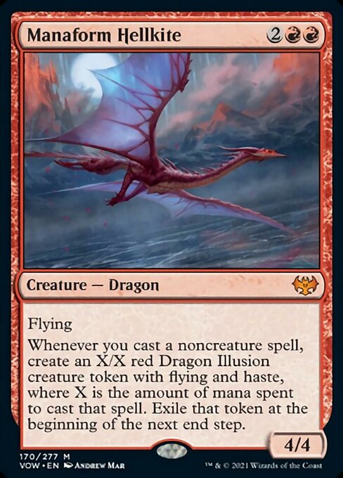 Manaform Hellkite (Innistrad: Crimson Vow) Near Mint