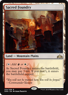 Sacred Foundry (Guilds of Ravnica) Near Mint Foil