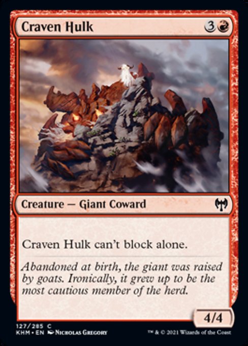 Craven Hulk (Kaldheim) Light Play Foil