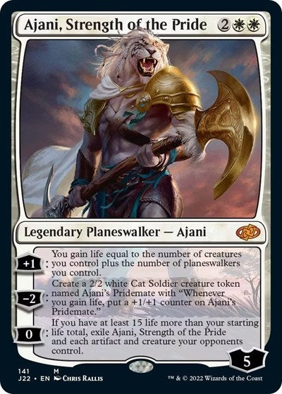 Ajani, Strength of the Pride (Jumpstart 2022) Near Mint