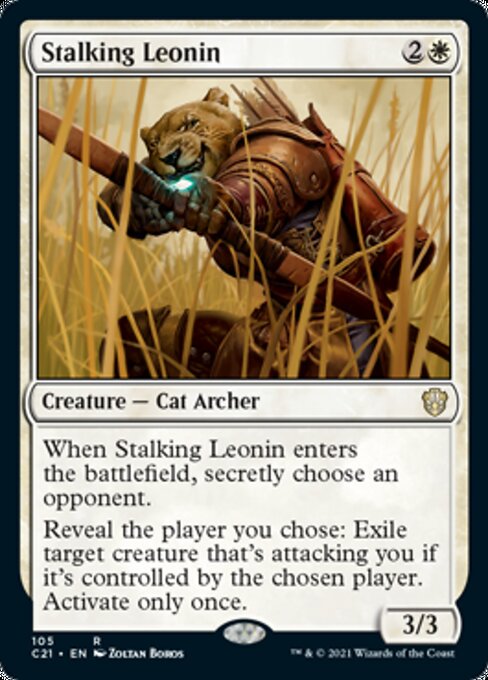 Stalking Leonin (Commander 2021 Strixhaven) Near Mint