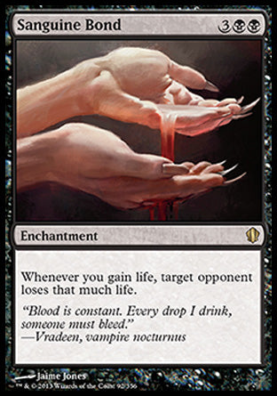 Sanguine Bond (Commander 2013 Edition) Light Play