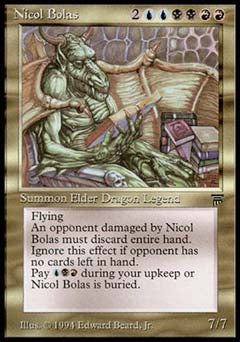 Nicol Bolas (Legends) Medium Play