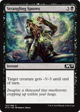 Strangling Spores (Magic 2019 Core Set) Near Mint