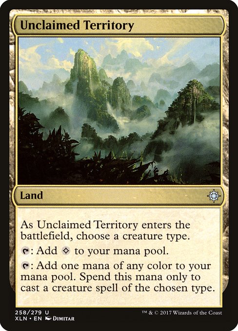 Unclaimed Territory (Mystery Booster) Light Play