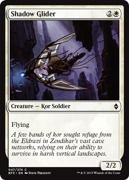 Shadow Glider (Battle for Zendikar) Medium Play
