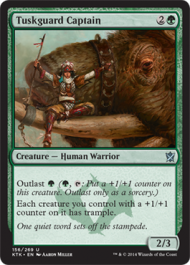Tuskguard Captain (Khans of Tarkir) Medium Play