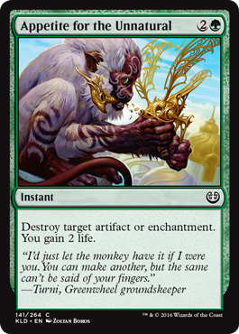 Appetite for the Unnatural (Kaladesh) Near Mint