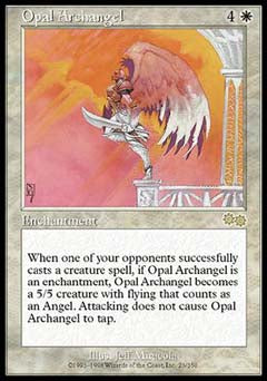 Opal Archangel (Urza's Saga) Near Mint