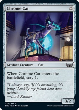 Chrome Cat (Streets of New Capenna) Near Mint Foil