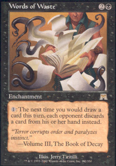 Words of Waste (Onslaught) Medium Play