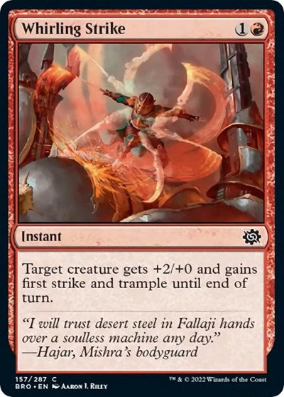 Whirling Strike (The Brothers' War) Light Play