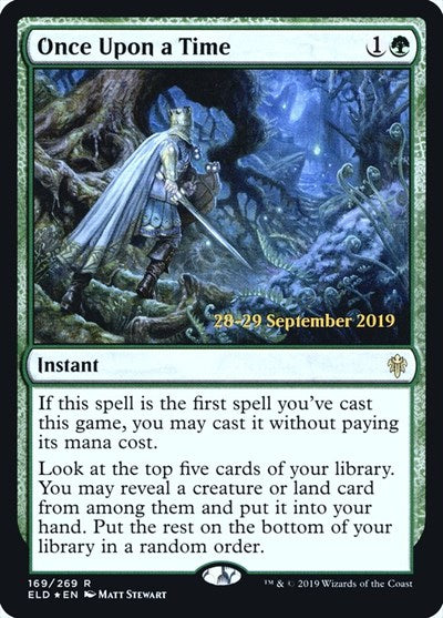 Once Upon a Time (Promos: Prerelease Cards) Light Play Foil