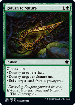 Return to Nature (Theros Beyond Death) Medium Play