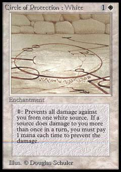 Circle of Protection: White (Beta) Near Mint