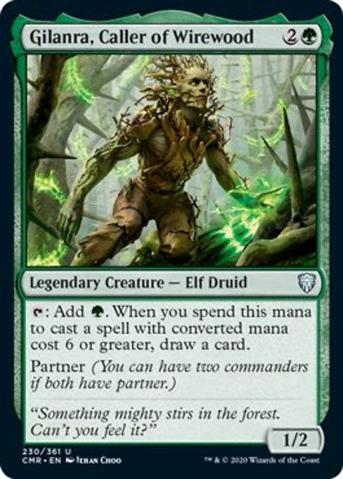 Gilanra, Caller of Wirewood (Commander Legends) Medium Play